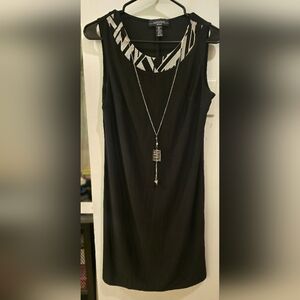 R&M Richards Black Petite Dress